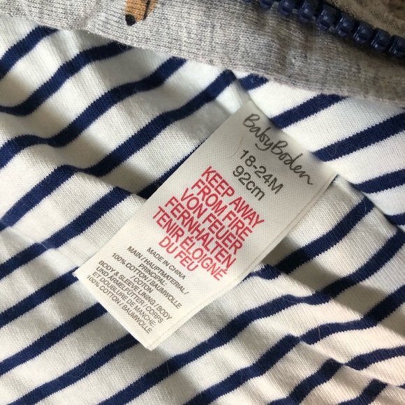 Baby Boden Dachshund Wiener Dog Print Hooded Cotton Bunting Size 18-24 Months - Picture 8 of 15